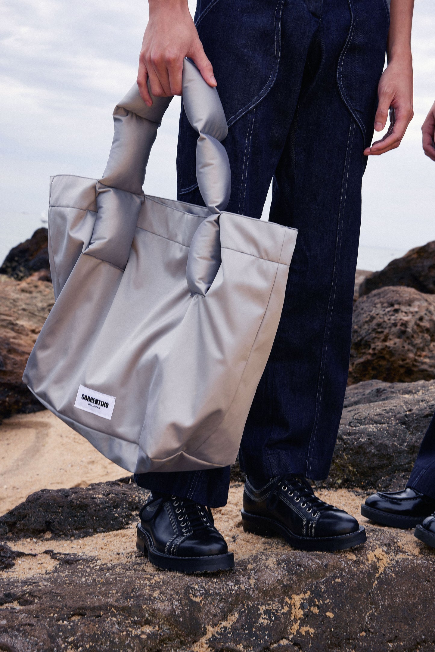 Glacial Puffer Tote Bag (water-resistant)