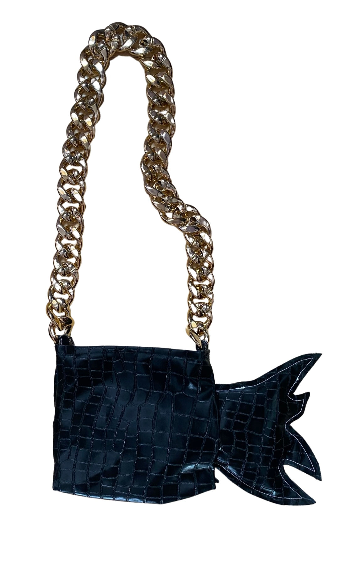 Ember Chain Bag with Puffer Pocket